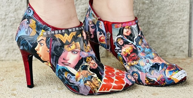 Buy Ellie Shoes Women's 414-Wonder Superhero Boots - Sexy Thigh High Heels  Red Gold, 7 Online at desertcartKUWAIT